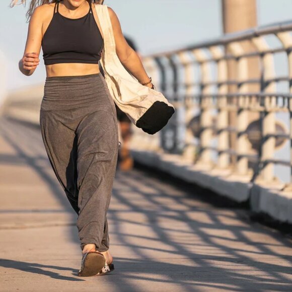 Buddha Pants Unisex Lightweight Bohemian Style Hippie Buddha Bag Purse Black - Picture 9 of 13